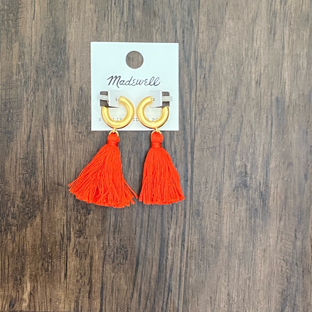 Madewell lantern tassel earring